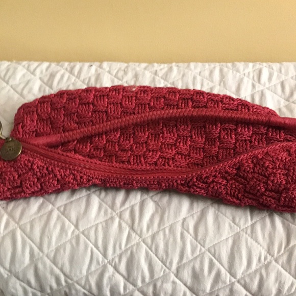 The sack bag very pretty red color in good condition - Picture 3 of 4